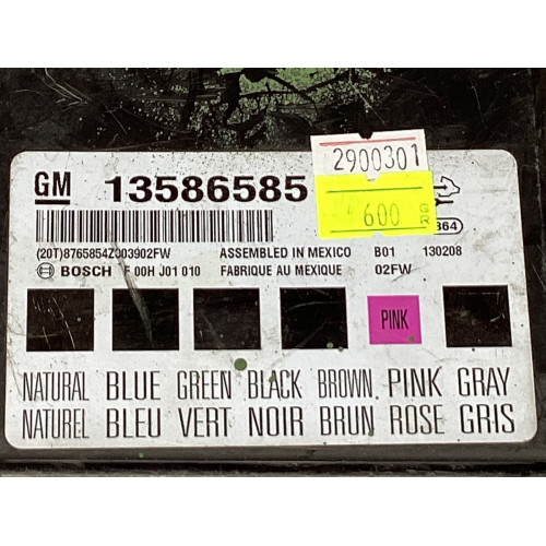 Opel İnsignia BCM Kontrol Beyni 13586585 F00HJ01010