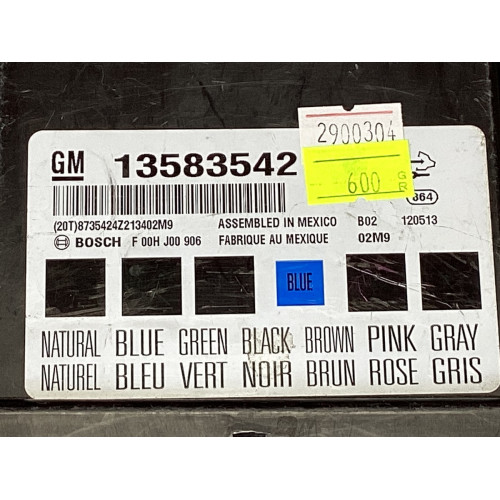 Opel İnsignia BCM Kontrol Beyni 13583542 F00HJ00906