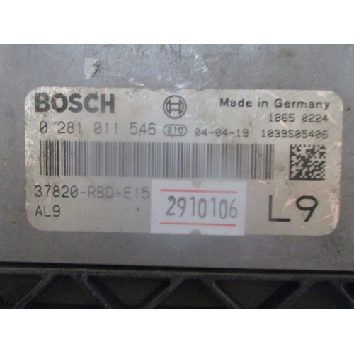 Honda Accord 2.2 Motor Beyni 0281011546 37820-RBD-E15