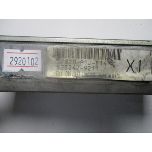 Honda Civic 1.4 Motor Beyni 37820-P1J-E14 525242-9211