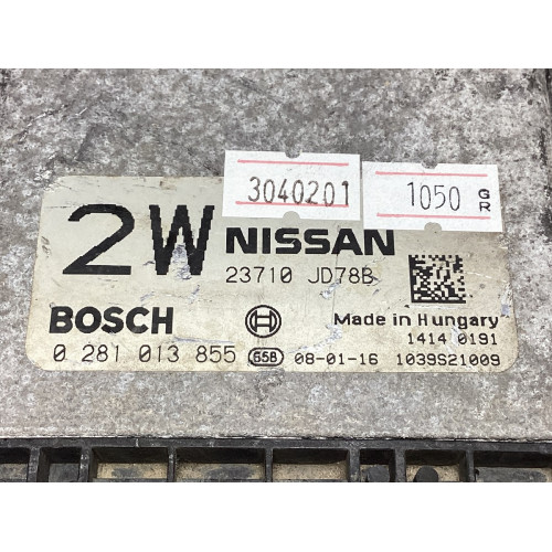 Nissan Qashqai 2.0 DCI Motor Beyni 23710-JD78B 0281013855
