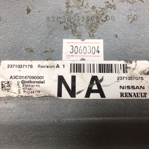 Renault Captur Motor Beyni A3C0147090001 237103717S
