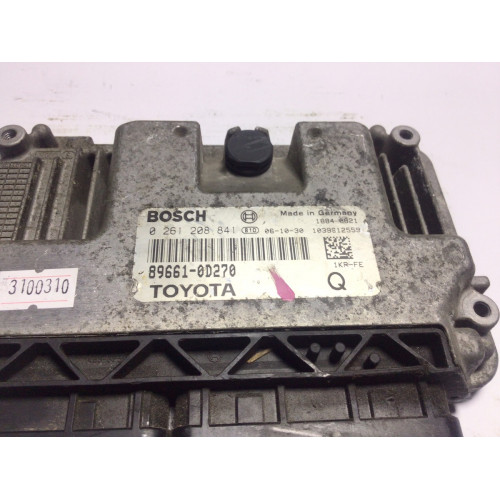Toyota Yaris Motor Beyni 0261208841 89661-0D270