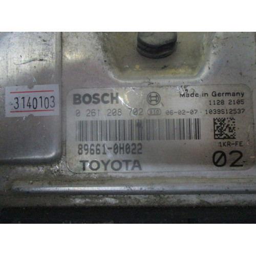 Toyota Motor Beyni 0261208702 89661-0H022