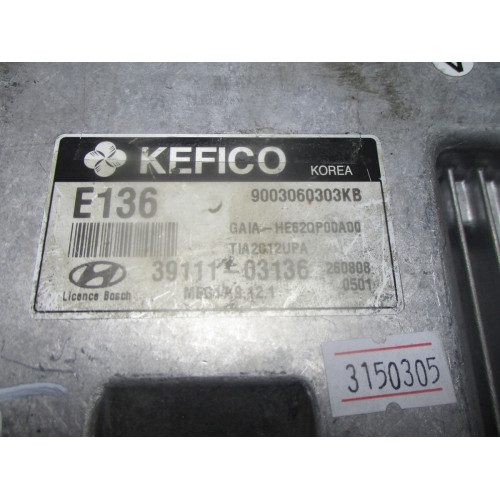 Hyundai i10 Motor Beyni 39101-03136 39111-03136 9003060303KB MEG17.9.12.1