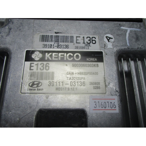 Hyundai i10 Motor Beyni 39101-03136 39111-03136 9003060303KB MEG17.9.12.1