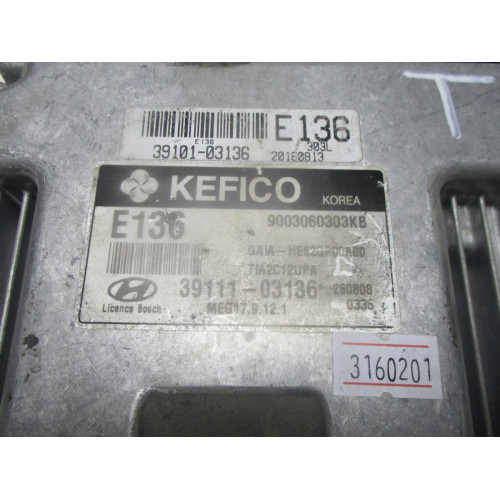 Hyundai i10 Motor Beyni 39101-03136 39111-03136 9003060303KB MEG17.9.12.1