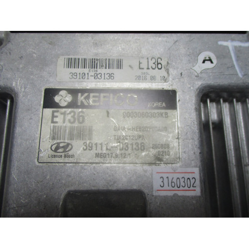 Hyundai i10 Motor Beyni 39101-03136 39111-03136 9003060303KB MEG17.9.12.1