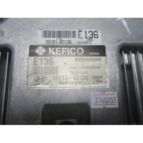 Hyundai i10 Motor Beyni 39101-03136 39111-03136 9003060303KB MEG17.9.12.1