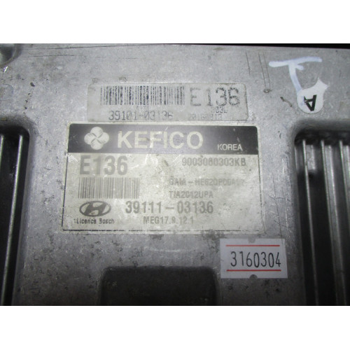 Hyundai i10 Motor Beyni 39101-03136 39111-03136 9003060303KB MEG17.9.12.1