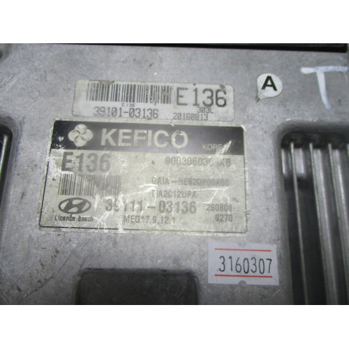 Hyundai i10 Motor Beyni 39101-03136 39111-03136 9003060303KB MEG17.9.12.1