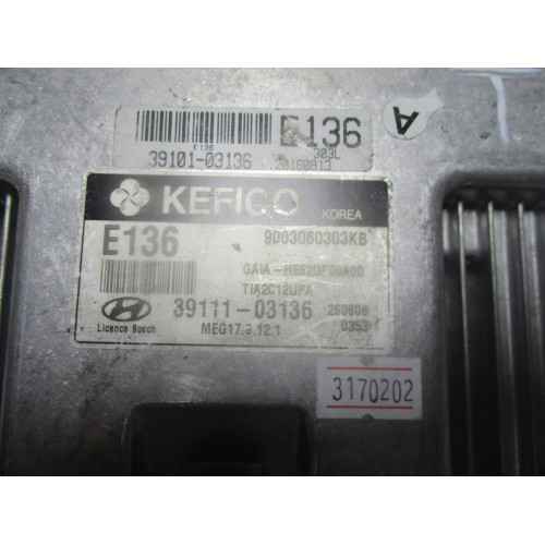 Hyundai i10 Motor Beyni 39101-03136 39111-03136 9003060303KB MEG17.9.12.1