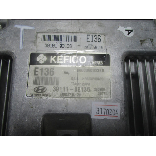 Hyundai i10 Motor Beyni 39101-03136 39111-03136 9003060303KB MEG17.9.12.1