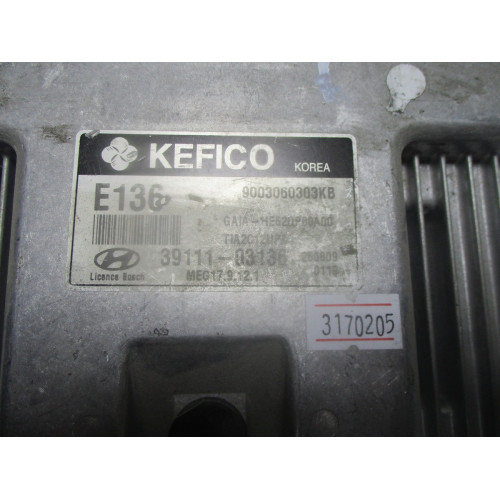 Hyundai i10 Motor Beyni 39101-03136 39111-03136 9003060303KB MEG17.9.12.1