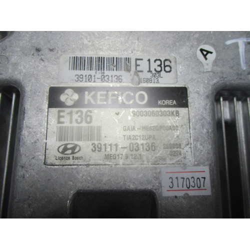 Hyundai i10 Motor Beyni 39101-03136 39111-03136 9003060303KB MEG17.9.12.1