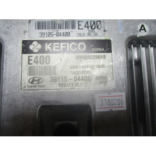 Hyundai i10 Motor Beyni 39115-04400 39105-04400 9003060296KB MEG17.9.12.1