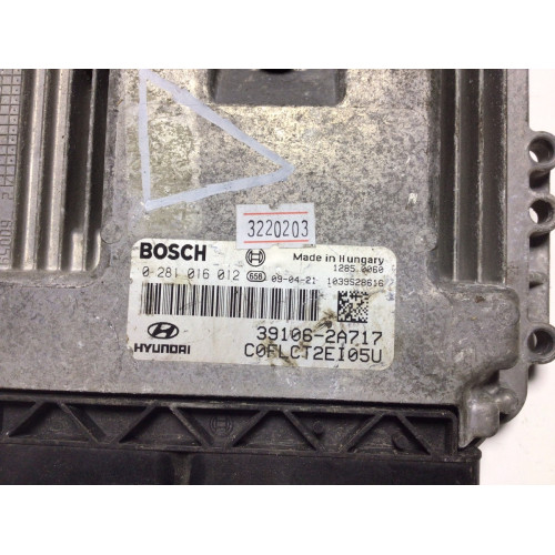 Kia Hyundai Motor Beyni 0281016012 39106-2A717