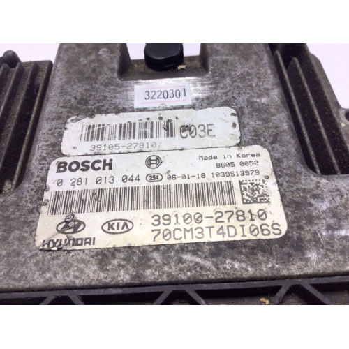 Hyundai Santa Fe Motor Beyni 0281013044 39105-27810 39100-27810