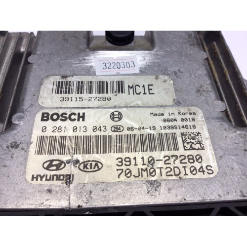 Hyundaı Accent Era Motor Beyni 0281013043 39110-27280 39115-27280
