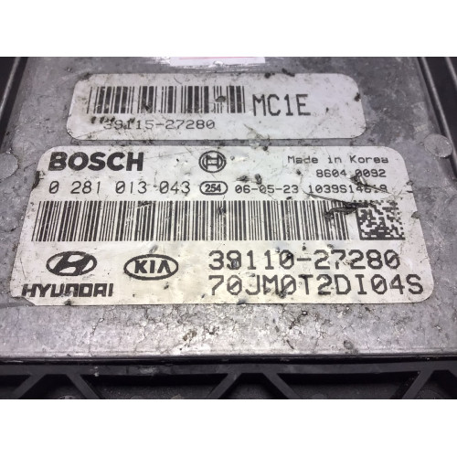 Hyundaı Accent Era Motor Beyni 0281013043 39110-27280 39115-27280
