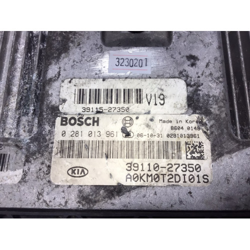 Kia Sportage 2.0 Motor Beyni 0281013961 39110-27350 39115-27350