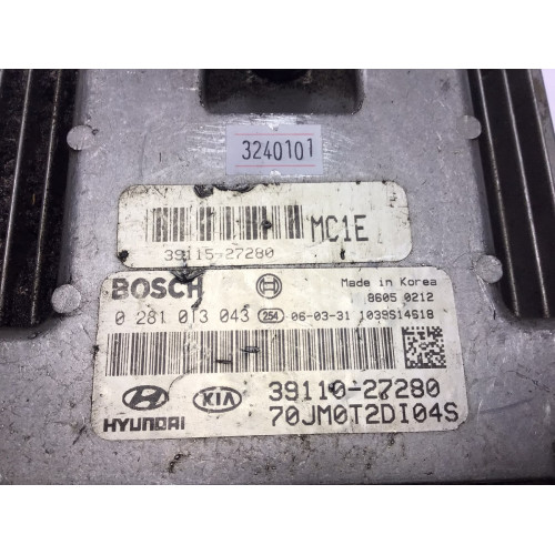 Hyundaı Accent Era Motor Beyni 0281013043 39110-27280 39115-27280