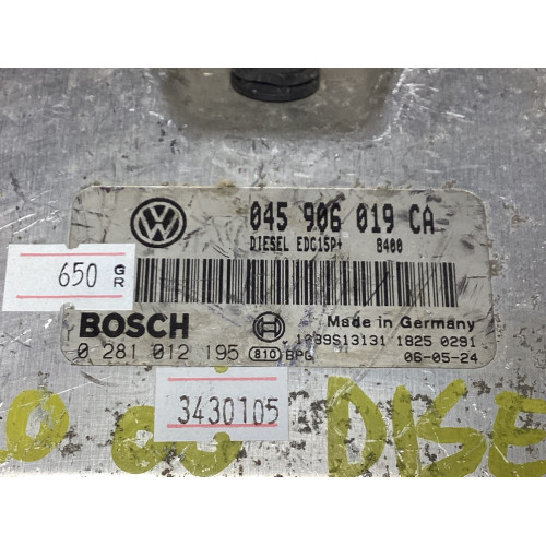 Volkswagen Polo 1.4 Motor Beyni 0281012195 045906019CA EDC15P+