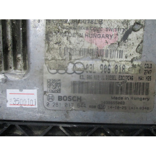 Audi A6 Motor Beyni 0281017644 03L906018