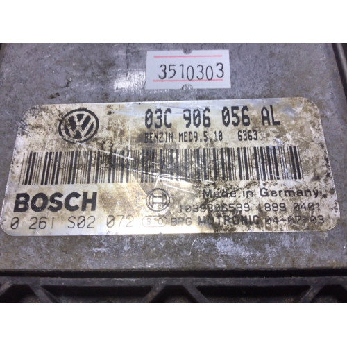 Volkswagen Golf5 1.6 FSI Motor Beyni 03C906056AL 0261S02072
