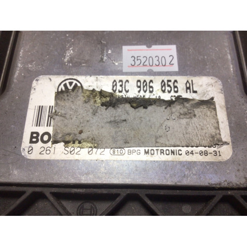 Volkswagen Golf5 1.6 FSI Motor Beyni 03C906056AL 0261S02072