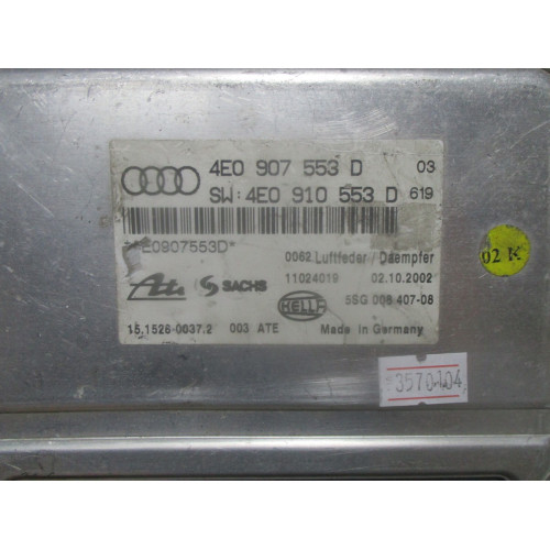 Audi A8 Motor Beyni 4E0907553D 15.1526-0037.2
