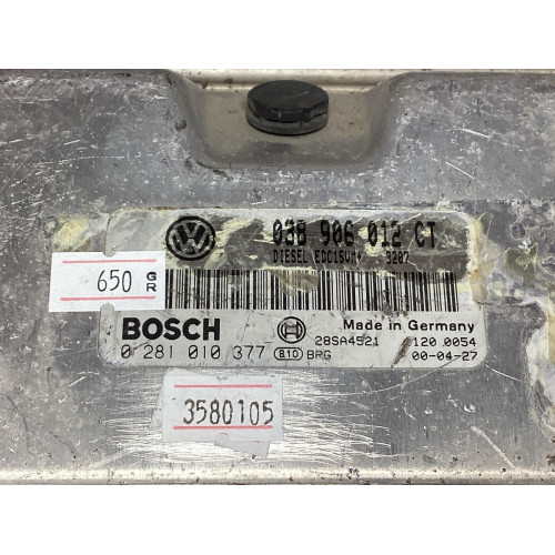 Audi A4 1.9TDI Motor Beyni 038906012CT 0281010377