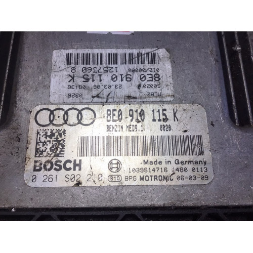 Audi A4 2.0 Motor Beyni MED9.1 0261S02210 8E0910115K
