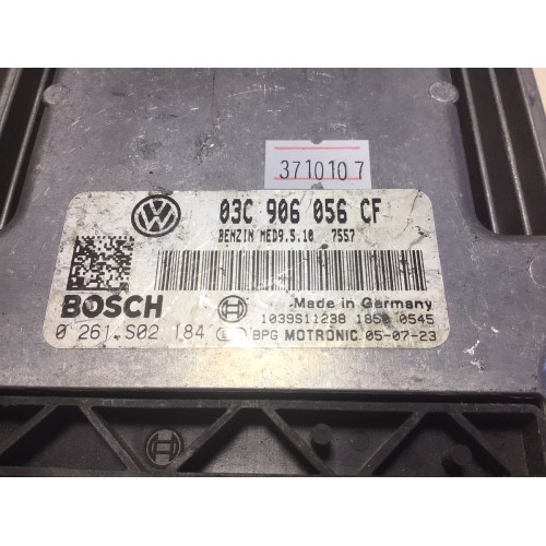 Volkswagen Golf 1.6 Motor Beyni 0261S02184 03C906056CF