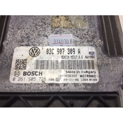 Volkswagen Golf 6 1.4 Motor Beyni 0261S05728 03C907309A