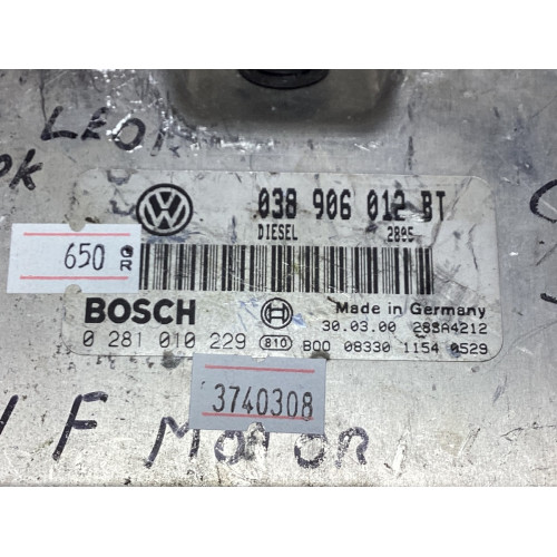 Volkswagen Golf 1.6 Motor Beyni Med9.5.10 0261S02007 03C906056A