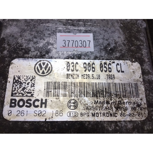 Volkswagen Touran 1.6 Motor Beyni MED9.5.10 0261S02186 03C906056CL