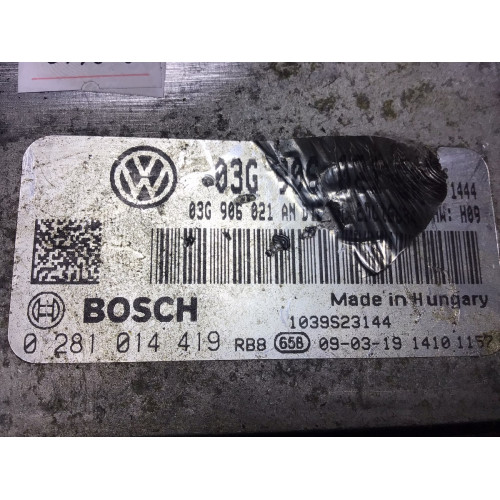 Seat Altea 1.9 Motor Beyni 0281014419 03G906021SK