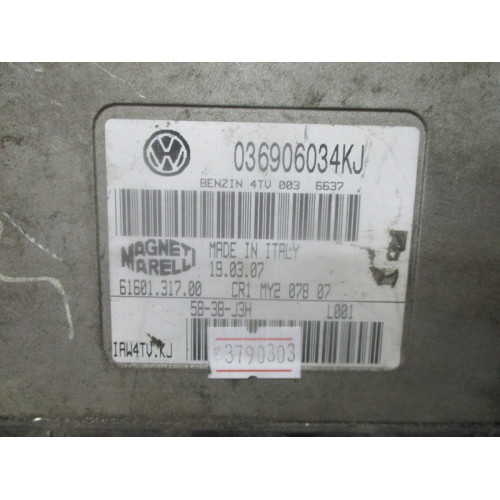 Volkswagen 2005 2008 Polo  1.4 Motor Beyni IAW4TV.KJ 036906034KJ 61601.317.00