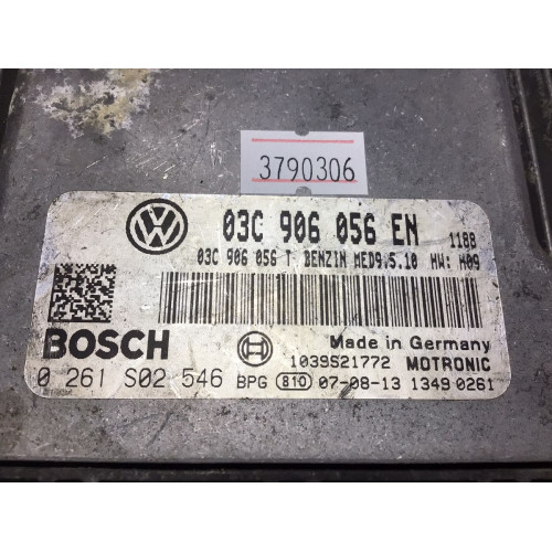 Volkswagen Golf 1.6 Motor Beyni 0261S02546 03C906056EN