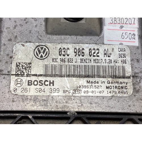Volkswagen Golf 2.0 Motor Beyni 03C906022AL 0261S04399 MED17.5.20