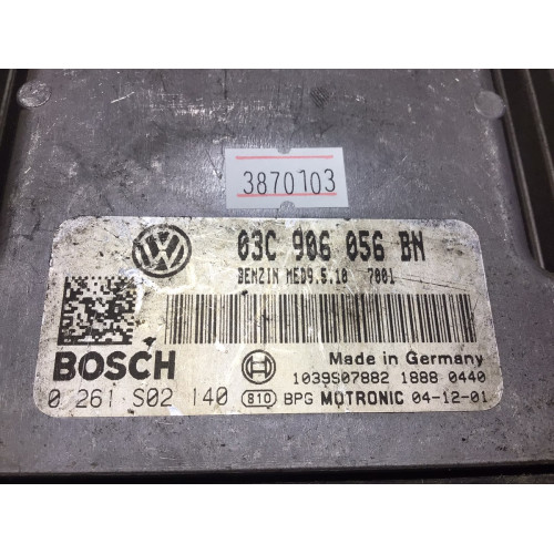 Volkswagen Golf 1.6 Motor Beyni 0261S02140 03C906056BN