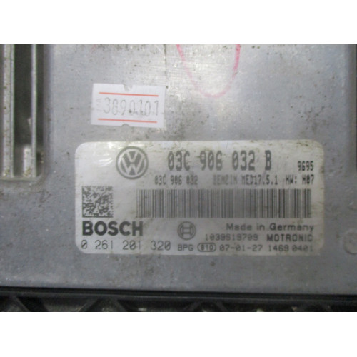 Volkswagen Golf 1.4 Motor Beyni Med17.5.1 0261201320 03C906032B