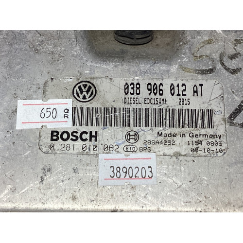 Volkswagen Transporter T4 Seat Leon 1.9 Motor Beyni 0281010062 038906012AT EDC15VM+