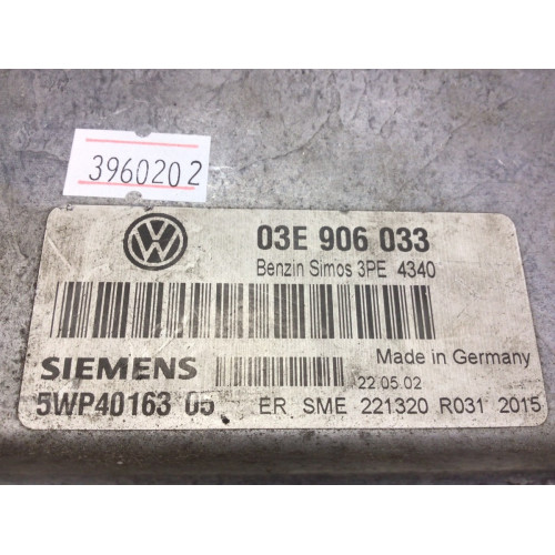 Volkswagen Polo 1.2 Motor Beyni 5WP4016305 03E906033