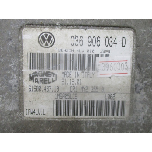 Volkswagen Polo 1.4 Motor Beyni 036906034D 61600.437.10