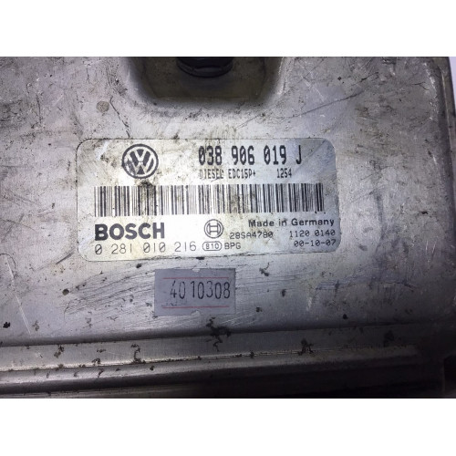 Volkswagen Sharan 1.9 Motor Beyni 038906019J 0281010216