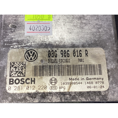 Volkswagen Golf 1.6 Motor Beyni 06A906019AK 5WP437103 AKL Motor Beyni