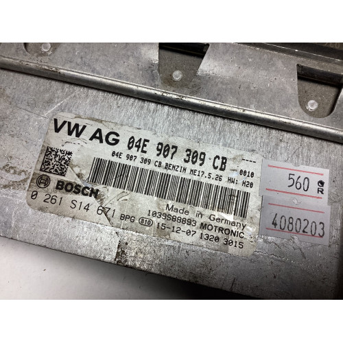 Volkswagen Polo 1.0 Motor Beyni 04E907309CB 0261S14671 ME17.5.26