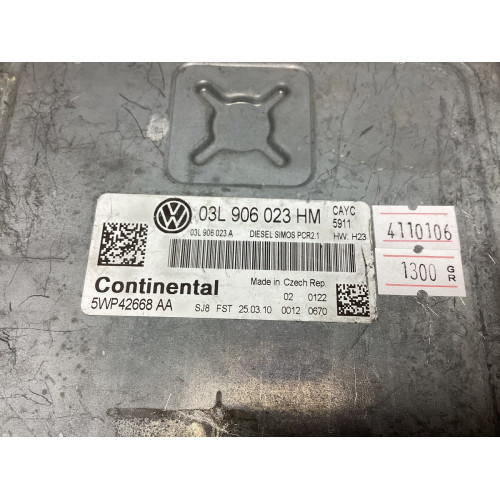Volkswagen Golf 1.6 TDİ Motor Beyni 03L906023HM 5WP42668AA SIMOS PCR2.1